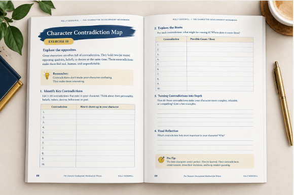 Character contraditing Map